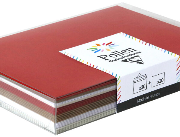 Clairefontaine kerstkaarten set