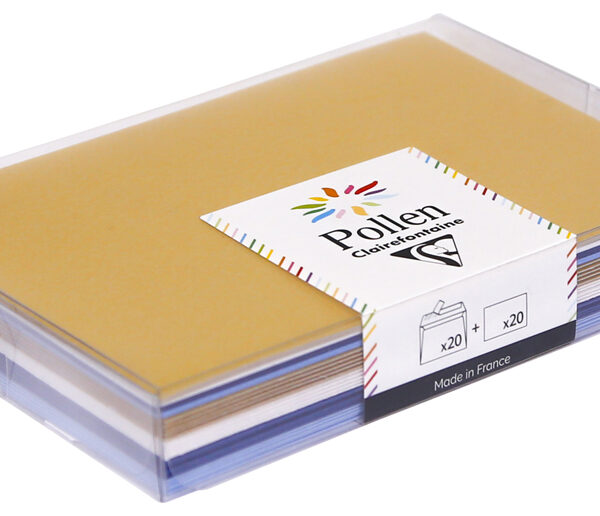 Kaartenset Clairefontaine Polair assortiment