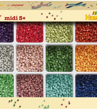 Hama strijkkralen midi 'Sorteerdoos', gevuld