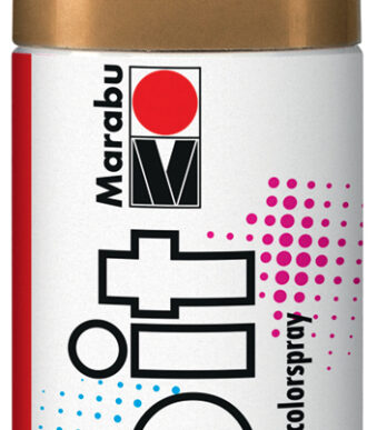 Marabu spuitverf, hoogglans-goudkleurig