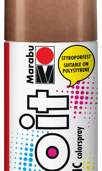 Marabu spuitverf doe-het-zelf metallic, kopermetallic.