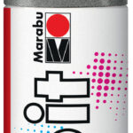 Marabu spuitverf antiek staal, antieke zilverkleur.