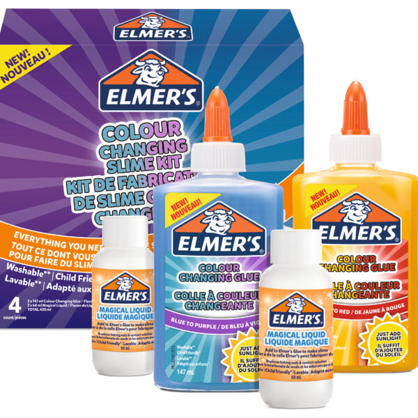 Elmer's Kleur veranderende Slijmset, 4-delig