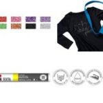 Marabu Textielstift Textielverf Glitter, glinsterend blauw