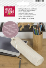 Knorr katoenen sloopjes/washandjes etui, naturel