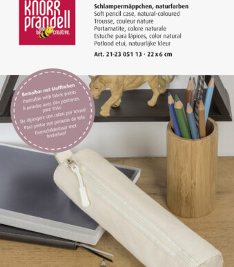 Knorr katoenen sloopjes/washandjes etui, naturel