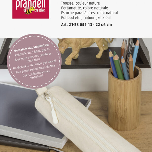 Knorr katoenen sloopjes/washandjes etui, naturel