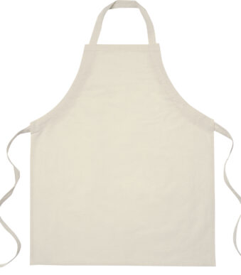 Katoen kinderkeukenschort, naturel