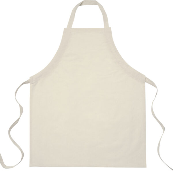 Katoen kinderkeukenschort, naturel