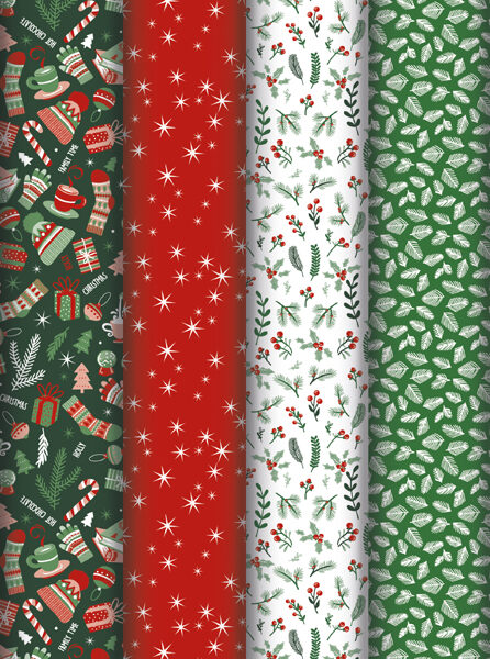 Kerstcadeaupapier 'Gezellig'