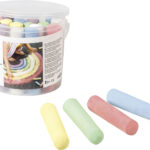 Knorr krijtspullen, 20 stuks in kunststof emmer.