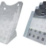 Drievoudige Bureaupresentatiehouder 'The Step Grid', Staand A4-formaat