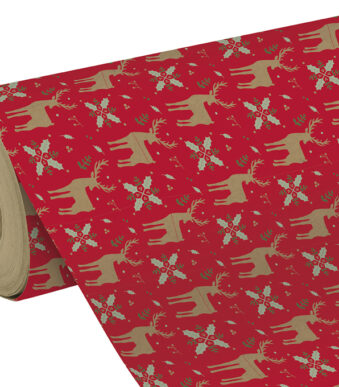 Clairefontaine Kerst-Cadeaupapier Rendieren