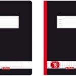 Herlitz leerlingenschrift, A4-formaat, geruit met marge.