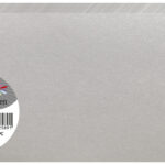 Dubbele kaart formaat langwerpig zilverkleurig van Clairefontaine