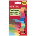 Gekleurde krijtjes in doosje (12 stuks)