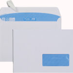 GPV envelop Premier, C5, 162x229 mm, zelfkl., 90 g/m2, wit, venster re. 45x100 mm, 500 st.