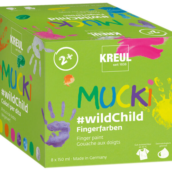 Vingerverf 'Knuffel', Premium-set #wildevonder