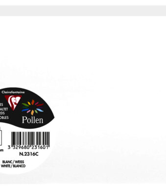 Clairefontaine witte dubbele kaart C6