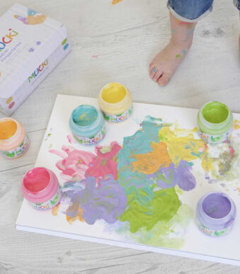 Zachte vingerverf 'Knuffeltje', 150 ml, set van 6