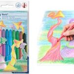 Staedtler waskleurpotloden Noris, doos met 12 stuks in zacht plastic.
