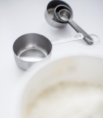 Metalen maatlepels, RVS, set van 4