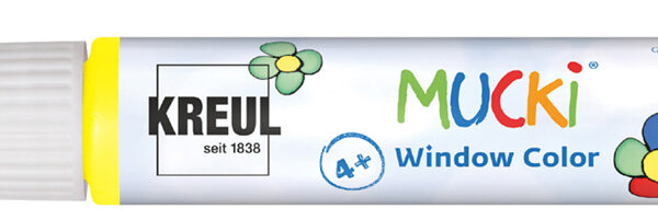 Krijtkleurstift 'MUCKI', geel, 29 ml