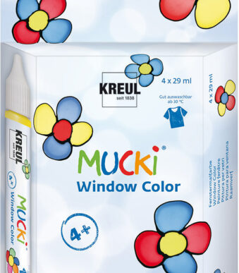 Krijtmarkeerstift 'Grappig Figuurtje', set van 4