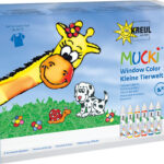 Verf-stiftjes voor raamversiering, set van 7