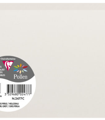 Dubbele kaart C6, lichtgrijs, Pollen van Clairefontaine