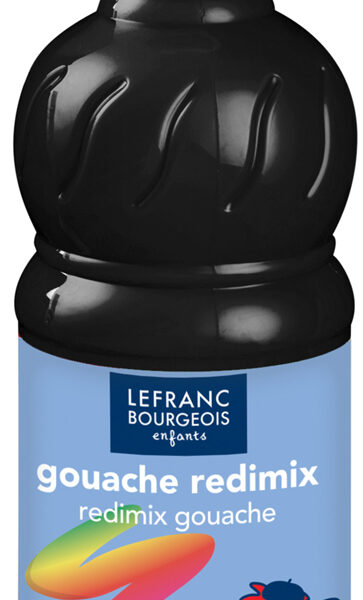 Lefranc Bourgeois Gouacheverf 250 ml, zwart