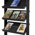 Paperflow brochurerek Uno gemakkelĳke displays, met 5 vakken.