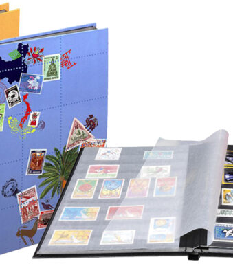 Postzegelverzamelalbum Wereld, 225 x 305 mm