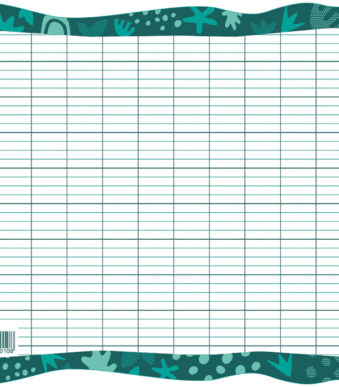 Maped schrijfbord Lachende Planeet, volledig van karton