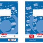 Woordenboekschrift x.book, formaat A5, 3 kolommen, 40 bladen