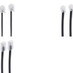 Ribbeldal basismodulaire kabel, RJ11-RJ45 stekker, 3 meter