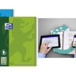 Oxford linkshandig studentenschrift A4+ gelinieerd 80 bladen