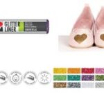 Marabu Glitterverf 'Glitterliner', saffierenglitter, 25 ml