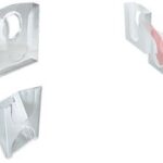 Tafel-/wanddisplayhouder voor flyers, polystyreen, A4-formaat, helder