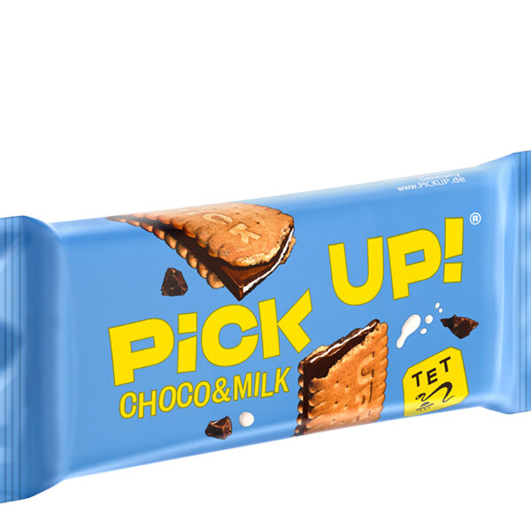 Repen met chocolade en melk, displayverpakking