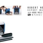 Textstemp automatisch systeem Printy Set, 4 regels