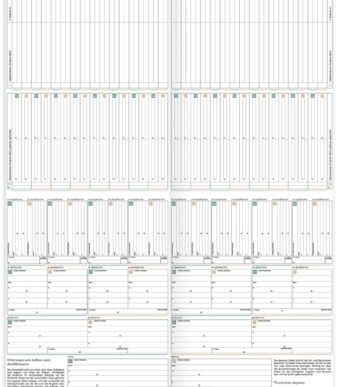 Stamboomformulier 'Mijn Stamboom', formaat DIN A2.