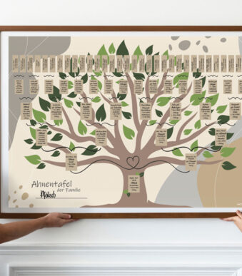 Geïllustreerde stamboom, formaat A1
