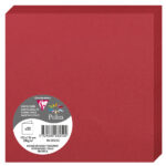 Clairefontaine kersrode dubbele kaart 135 mm