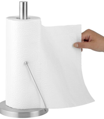 Roestvrijstalen rolhouder voor keukenpapier