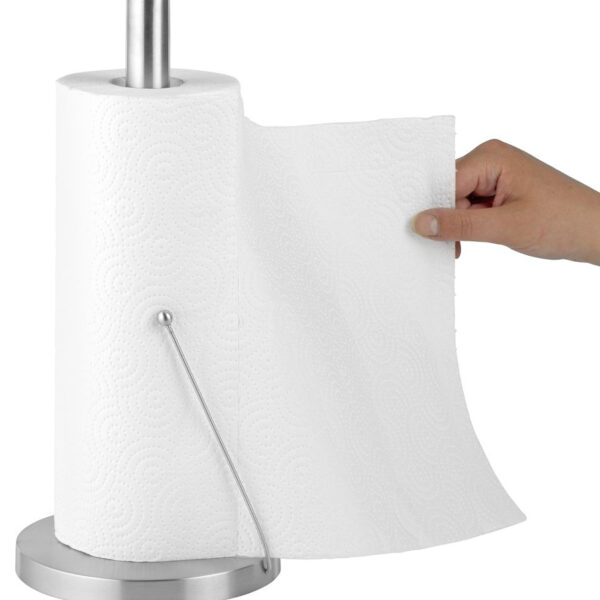 Roestvrijstalen rolhouder voor keukenpapier