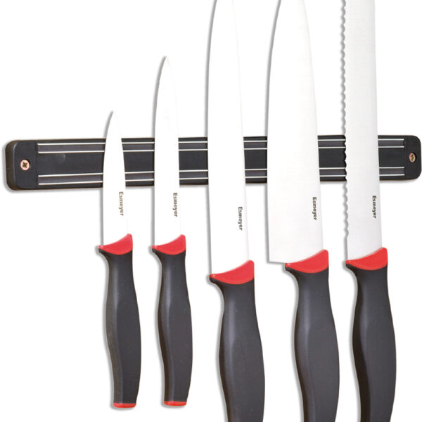 Snijmessenset 5-delig met magnetische houder