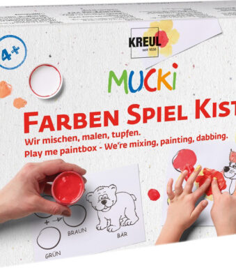 Vingerverf 'Dikkerige', set van 5 x 50 ml