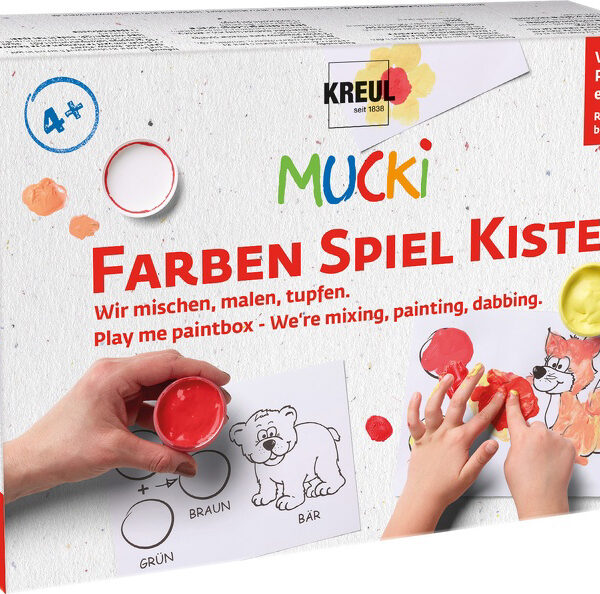 Vingerverf 'Dikkerige', set van 5 x 50 ml