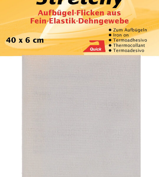 Rekbare reparatiestukken, 400 x 60 mm, wit